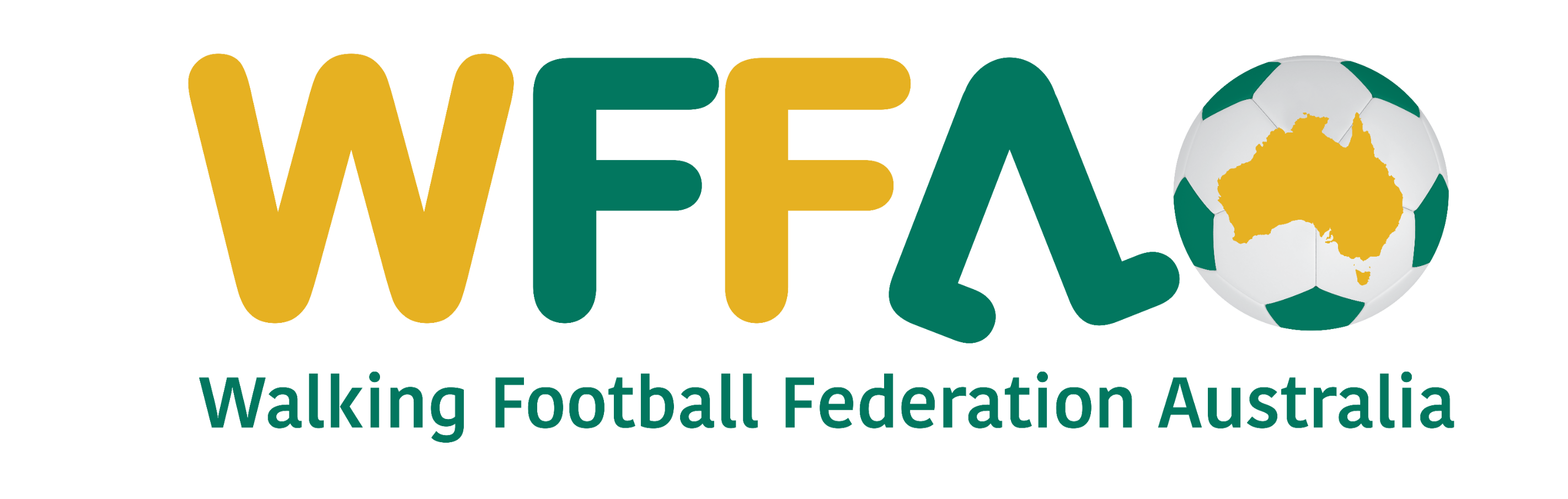walking football rederation australia logo b